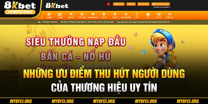 Những ưu điểm thu hút người dùng của thương hiệu uy tín